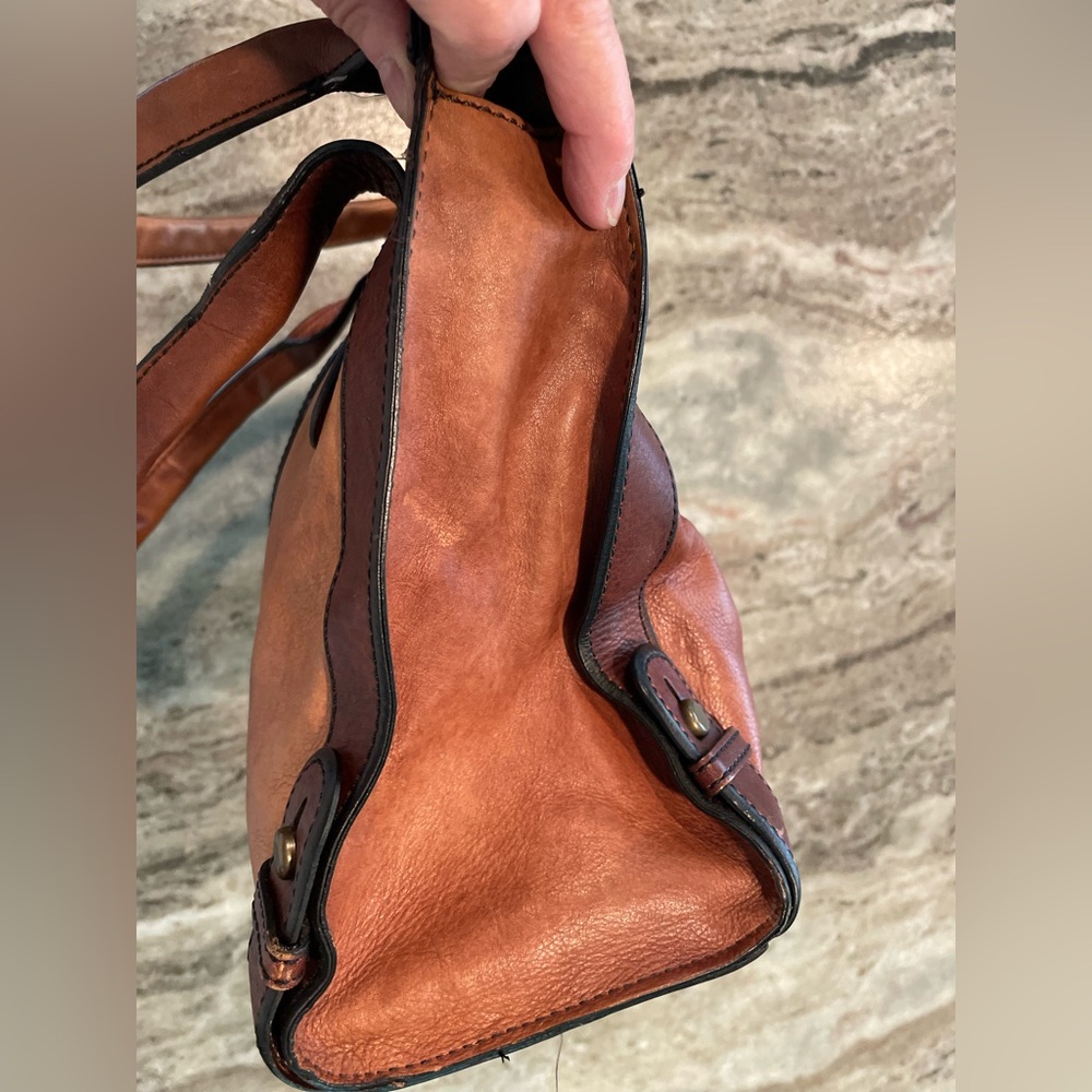 Fossil 1954 Vintage Reissue Brown Leather Weekender Bag - Picture 12 of 16